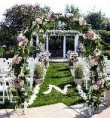 DECORACIÓN DE JARDINES PARA LA CEREMOMIA 